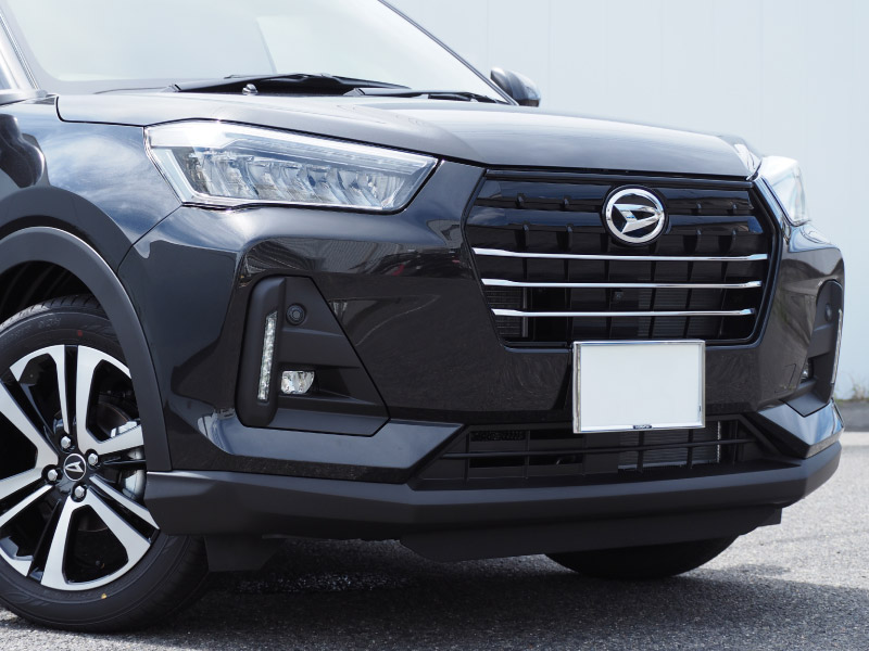 ロッキー レックス フロントグリルガーニッシュ 3P 鏡面仕上 高品質ステンレス製｜ダイハツ DAIHATSU ROCKY スバル SUBARU REX カスタム 専用 パーツ ドレスアップ アクセサリー 社外品 オプション エアロ