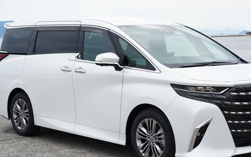 新型アルファード/ヴェルファイア 40系 サイドミラーガーニッシュ 左右セット 4P 鏡面仕上げ｜TOYOTA トヨタ ALPHARD VELLFIRE 専用 外装 サイド ミラー カスタム パーツ ドレスアップ アクセサリー 社外品 エアロ