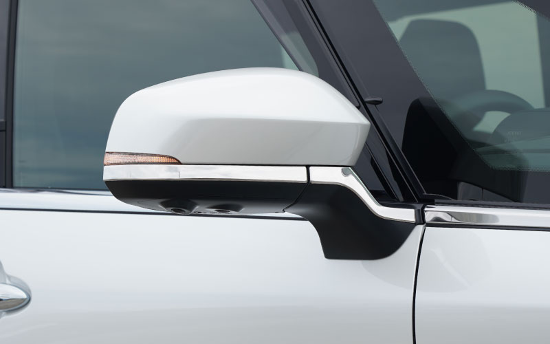 新型アルファード/ヴェルファイア 40系 サイドミラーガーニッシュ 左右セット 4P 鏡面仕上げ｜TOYOTA トヨタ ALPHARD VELLFIRE 専用 外装 サイド ミラー カスタム パーツ ドレスアップ アクセサリー 社外品 エアロ
