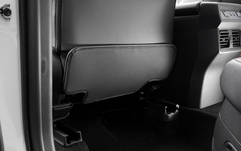 ランドクルーザー FJ ランクルFJ 運転席 助手席 小型 フロントシートバックロアキックマット 2P ブラック ｜トヨタ ランクル TOYOTA LANDCRUISER FJ TRJ240W 専用 保護 パーツ キックガード シートバックカバー キックカバーアクセサリー 傷防止 社外【予約販売/9月10日頃入荷予定】