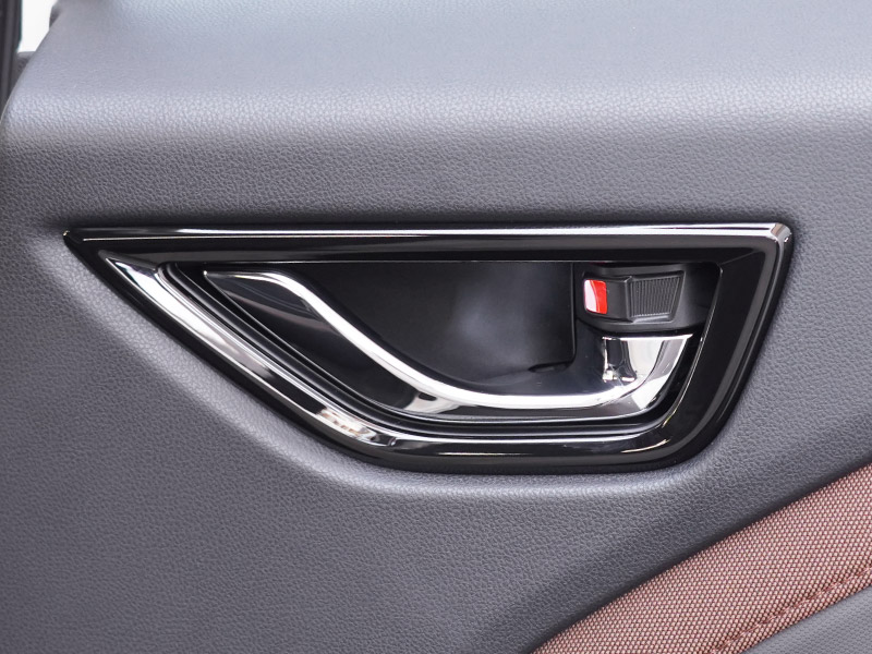 新型フォレスター SL系 リア左右インナードアハンドルパネル 2P ピアノブラック｜SUBARU スバル FORESTER 専用 パーツ ドレスアップ アクセサリー オプション リア カバー 内装 社外 カー用品 保護 傷防止 キズ隠し