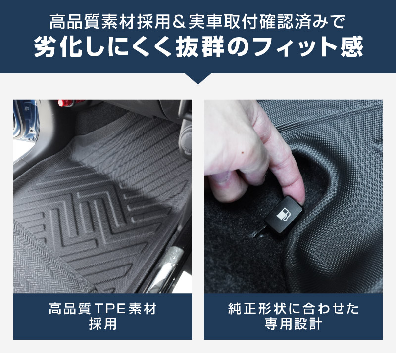新型クロスビー MND1S HYBRID MZ 専用 フロアマット 3P ラバータイプ ブラック｜スズキ SUZUKI XBEE 2025年 専用 保護 パーツ 防水 フロント リア セット アクセサリー 内装 社外 立体 3Dマット ウェザーマット オールウェザー レジャー 水洗い【予約販売/8月10日頃入荷予定】