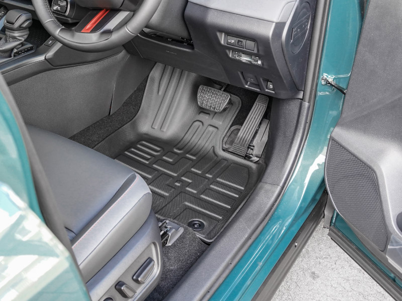 新型RAV4 60系 フロアマット 3P ラバータイプ ブラック｜トヨタ TOYOTA ラブフォー AXAN64 専用 保護 パーツ 防水 フロント リア セット アクセサリー 内装 インテリア 傷防止 社外 立体 3Dマット ウェザーマット オールウェザー レジャー 水洗い【予約販売/5月30日頃入荷予定】