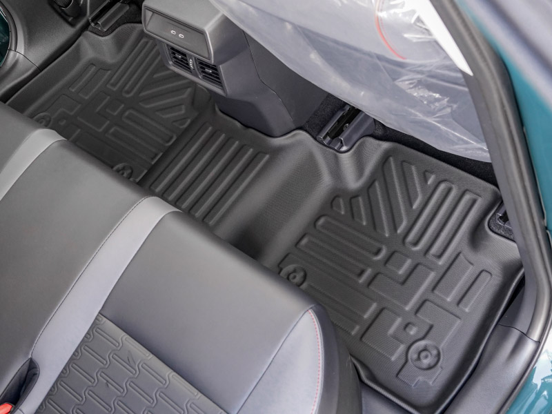 新型RAV4 60系 フロアマット 3P ラバータイプ ブラック｜トヨタ TOYOTA ラブフォー AXAN64 専用 保護 パーツ 防水 フロント リア セット アクセサリー 内装 インテリア 傷防止 社外 立体 3Dマット ウェザーマット オールウェザー レジャー 水洗い【予約販売/5月30日頃入荷予定】