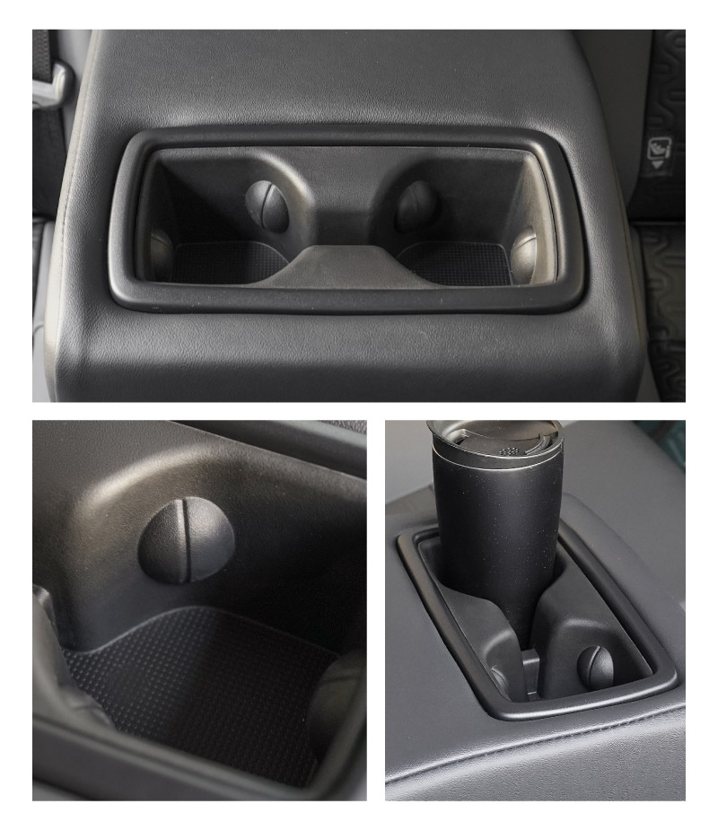 【セット割】新型RAV4 60系 フロント ＆ リアドリンクホルダートレイ 2P ブラック ゴムタイプ｜トヨタ TOYOTA ラヴフォー AXAN64 プラグインハイブリッド PHEV 対応 カップホルダー 防水 水洗い アクセサリー 内装 コップ 便利グッズ トレイ カバー 保護 社外