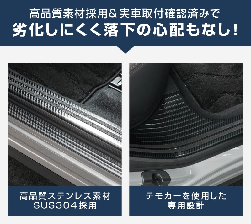 セット割】新型フォレスター SL系 サイドステップ 内側＆外側