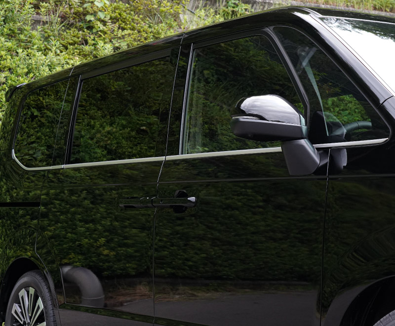 【アウトレット品】新型ステップワゴン エアー スパーダ RP6 RP7 RP8 ウィンドウトリム ガーニッシュ 左右セット 10P サテンシルバー