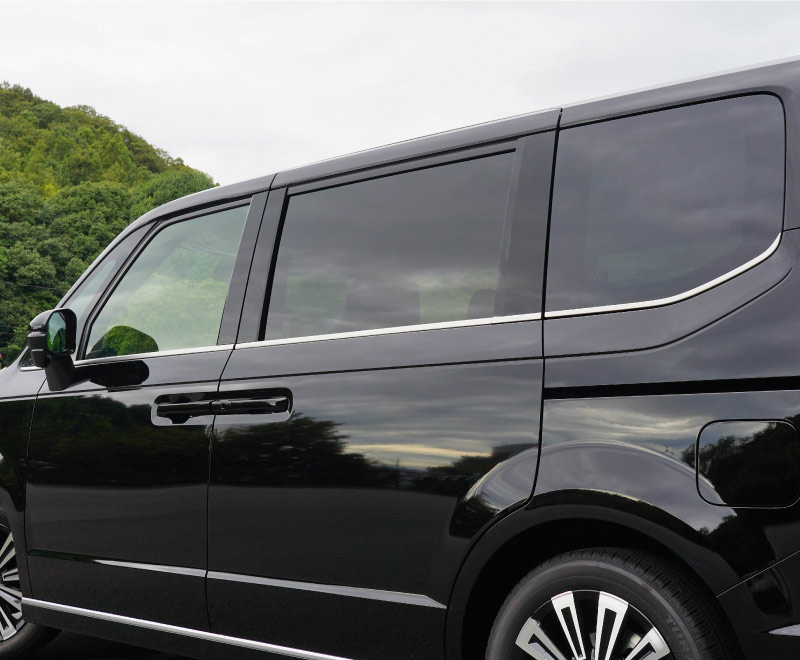 【アウトレット品】新型ステップワゴン エアー スパーダ RP6 RP7 RP8 ウィンドウトリム ガーニッシュ 左右セット 10P サテンシルバー