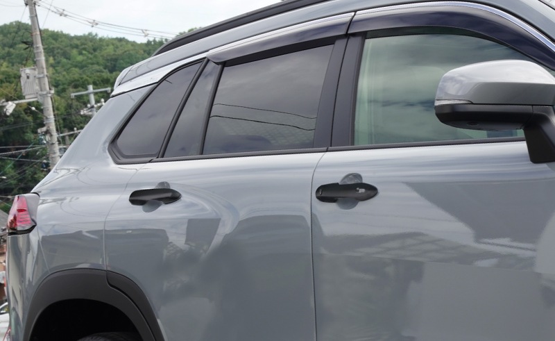 新型カローラクロス ドアハンドルガーニッシュ マットブラック仕上げ 4P 2026年マイナーチェンジ後対応｜トヨタ TOYOTA COROLLA CROSS 6AA-ZVG11 3BA-ZSG10 6AA-ZVG15 カスタム 専用 パーツ ドレスアップ アクセサリー 社外品 エアロ オプション