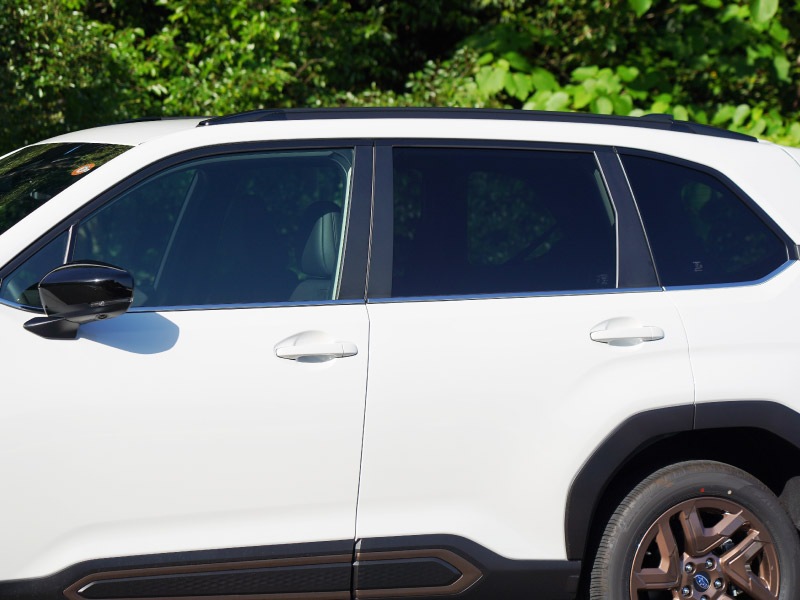新型フォレスター SL系 ウィンドウトリムガーニッシュ 6P 鏡面仕上げ ｜SUBARU スバル FORESTER 専用 カスタム パーツ ドレスアップ アクセサリー オプション 窓枠 サイド ドア 外装 保護 カー用品 社外