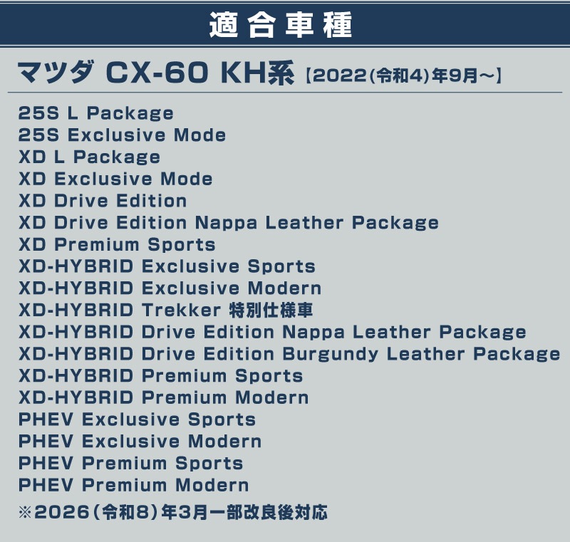 【セット割】CX-60 KH系ラゲッジスカッフプレート ＆ リアバンパーステップガード 3P 選べる3カラー シルバー/ブラック/カーボン調 2026年MC後 対応｜マツダ MAZDA 新型 CX60 専用 内装 トランク リア 保護 パーツ ドレスアップ アクセサリー 社外品【予約販売/ブラック:5月10日頃入荷予定】