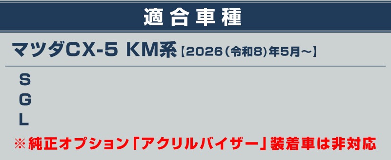 【販売準備中】新型CX-5 KM系 上側ウィンドウトリムガーニッシュ 6P 鏡面仕上げ 2026年 フルモデルチェンジ専用 ｜MAZDA CX5 2026FMC KMYSDP 専用 カスタム パーツ 水切りモール ウインドウ 窓 サイドスポイラー サイドドア ドレスアップ アクセサリー エアロ 外装 社外
