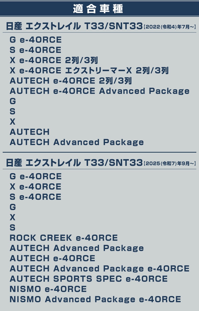 【セット割】新型エクストレイル T33 センターコンソールロアボックストレイ ＆ フロントドリンクホルダートレイ 2P ブラック 2025年マイナーチェンジ後対応｜日産 NISSAN X-TRAIL 2025 専用 オプション インテリア パネル 内装 カー用品 社外 保護 収納 小物入れ 傷防止 キズ隠し【予約販売/5月20日頃入荷予定】