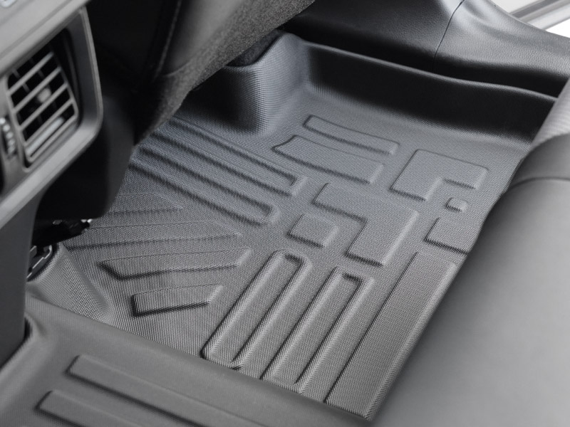 新型RAV4 60系 PHEV専用 フロアマット 3P ラバータイプ ブラック｜トヨタ TOYOTA ラブフォー AXAN64 プラグインハイブリッド Z GR SPORT 専用 保護 パーツ 防水 フロント リア セット アクセサリー 内装 インテリア 傷防止 社外 立体 3Dマット ウェザーマット オールウェザー レジャー 水洗い【予約販売/10月30日頃入荷予定】