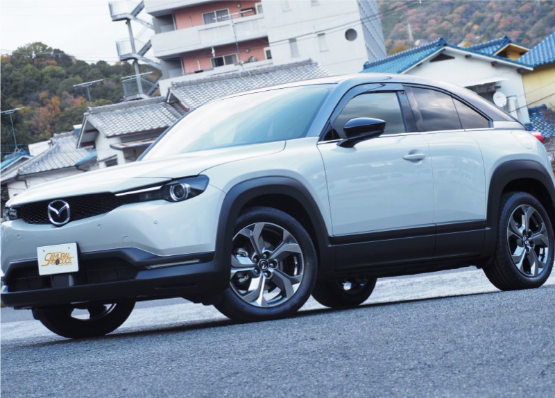 MX-30 ウィンドウトリム 鏡面仕上げ 6P ｜マツダ MAZDA MX30 専用 パーツ カスタム ドレスアップ エアロ 5AA-DREJ3P 専用 サイドモール サイドトリム 外装 アクセサリー 社外品 オプション エアロ