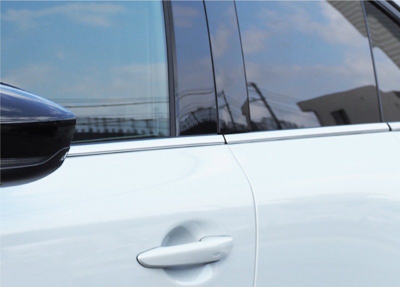 MX-30 ウィンドウトリム 鏡面仕上げ 6P ｜マツダ MAZDA MX30 専用 パーツ カスタム ドレスアップ エアロ 5AA-DREJ3P 専用 サイドモール サイドトリム 外装 アクセサリー 社外品 オプション エアロ