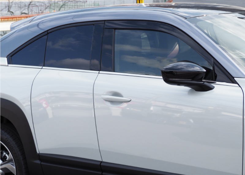 MX-30 ウィンドウトリム 鏡面仕上げ 6P ｜マツダ MAZDA MX30 専用 パーツ カスタム ドレスアップ エアロ 5AA-DREJ3P 専用 サイドモール サイドトリム 外装 アクセサリー 社外品 オプション エアロ