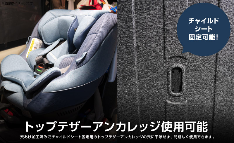 新型RAV4 60系 PHEV専用 ラゲッジマット カーゴトレイマット 5P ラバータイプ ブラック セカンドシート背面｜トヨタ TOYOTA ラブフォー AXAN64 プラグインハイブリッド Z GR SPORT 専用 防水 立体 3Dマット フロアマット トランクマット ラゲージ チャイルドシート【予約販売/10月30日頃入荷予定】
