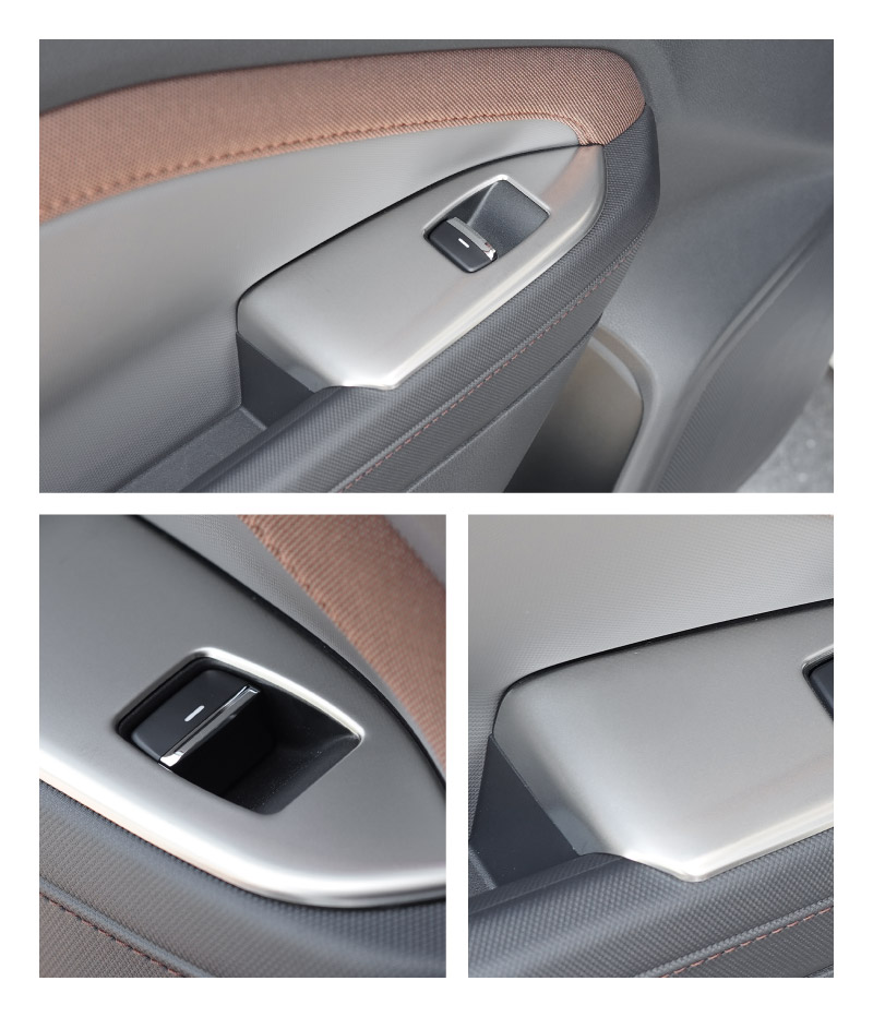 新型フォレスター SL系 ウィンドウスイッチパネル 4P サテンシルバー ｜SUBARU スバル FORESTER 専用 パーツ ドレスアップ アクセサリー オプション インテリア スイッチ カバー パネル 内装 カー用品 社外