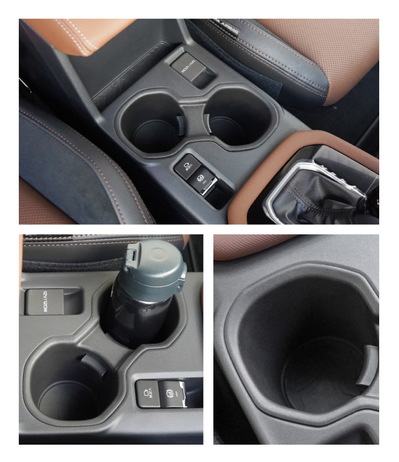 【セット割】新型フォレスター SL系 センタードリンクホルダートレイ ＆ コンソールトレイ トレイセット ブラック｜SUBARU スバル FORESTER 専用 パーツ カップホルダー 防水 水洗い 取り付け簡単 アクセサリー 内装 コップ トレイ カバー 保護 社外 カー用品【予約販売/5月20日頃入荷予定】