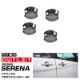 【アウトレット品】セレナ ドアハンドルプロテクションカバー メッキ 4P｜ニッサン NISSAN SERENA C27 セレナe-POWER対応 日産 カスタム 専用 パーツ ドレスアップ アクセサリ