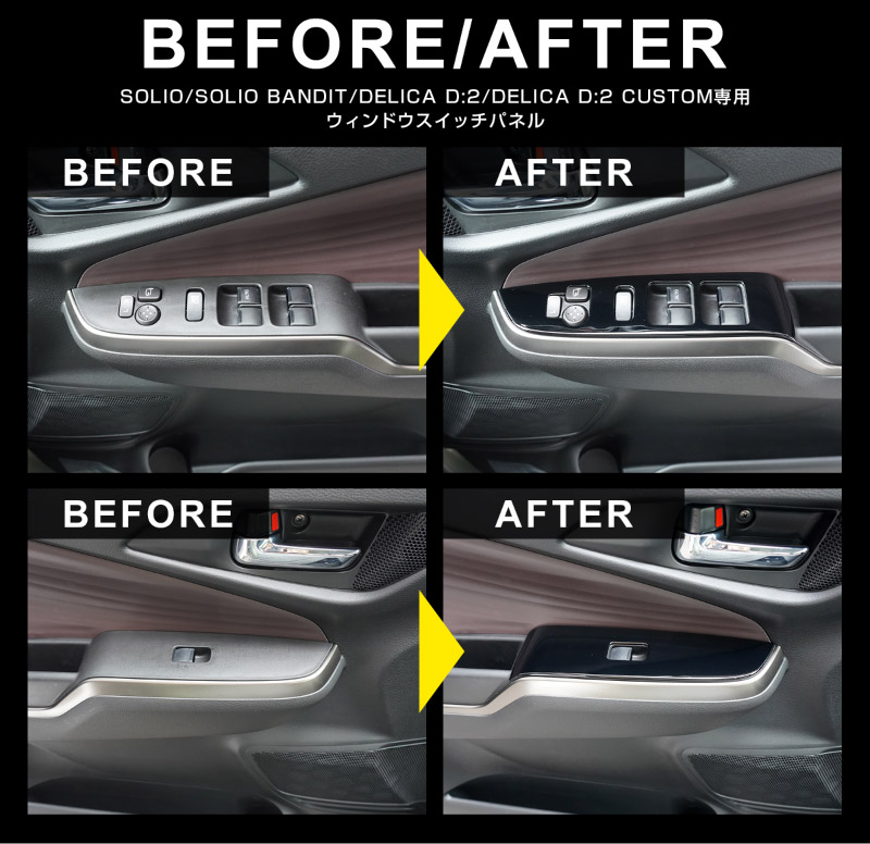 �������ꥪ ���ꥪ�Х�ǥ��å� �ǥꥫD:2 �ǥꥫD:2�������� ������ɥ������å��ѥͥ� 2P �ԥ��Υ֥�å��å����� SUZUKI SOLIO BANDIT MAD7S 5AA-MA37S 5BA-MA27S MA27S MA37S ��ɩ MITSUBISHI DELICA D2 CUSTOM ���� �������� �ѡ��� ���������꡼ ����ƥꥢ �ե���� �ѥͥ� ���С� �������� ���� �ҳ� �ݸ�