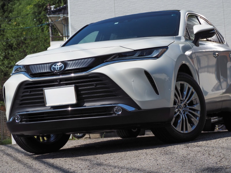 新型ハリアー 80系 フロントフォグリング ガーニッシュ 2P メッキ仕上げ 2026年MC後対応｜トヨタ TOYOTA HARRIER 80 カスタム 専用 パーツ ドレスアップ アクセサリー 社外品 オプション エアロ