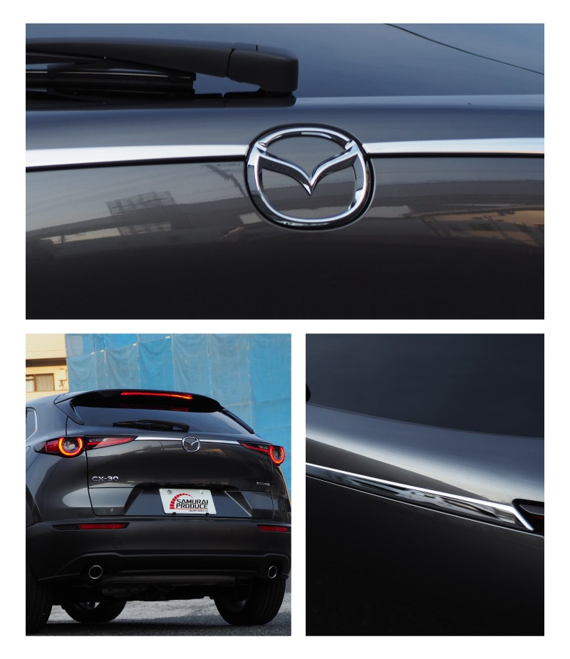 新型CX-30 リアガーニッシュ 2P  鏡面仕上げ2026年MC後対応｜マツダ MAZDA CX30 高品質ステンレス製 カスタム 専用 パーツ ドレスアップ アクセサリー 社外品 オプション エアロ