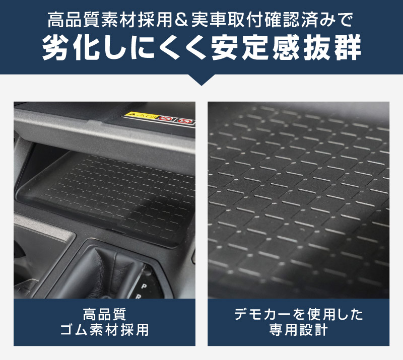 新型RAV4 60系 センタートレイマット ゴムタイプ 1P ブラック 防水｜トヨタ TOYOTA ラブフォー AXAN64 専用 プラグインハイブリッド PHEV 対応 インストセンタートレイ マット 保護パーツ アクセサリー 滑り止め 小物入れ 収納 内装 カー用品 社外 傷防止【メール便対象/代引き・配達日時指定不可】【予約販売/4月30日頃入荷予定】