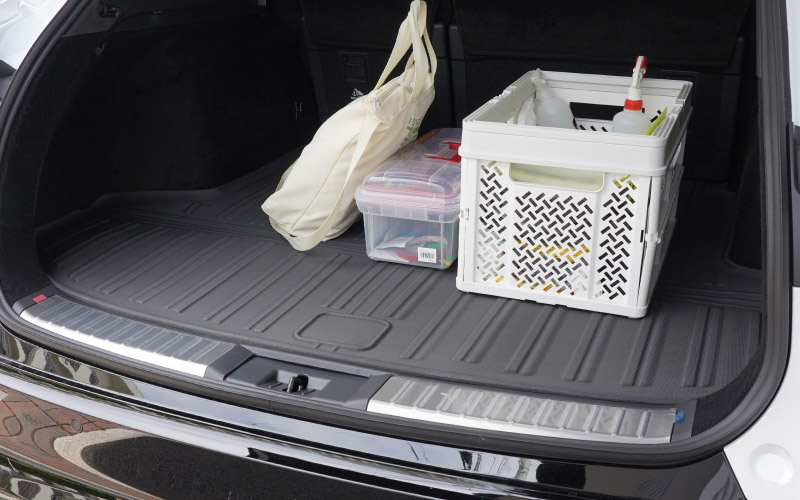 クラウンエステート ラゲッジマット ラバータイプ 1P ブラック｜TOYOTA トヨタ CROWN ESTATE RS Z AZSH39W AZSH38W 専用 カスタム パーツ ドレスアップ アクセサリー オプション 内装 カー用品 社外 トランク ラゲージ スペース 荷室 フロアマット 防水 保護 傷防止 キズ隠し