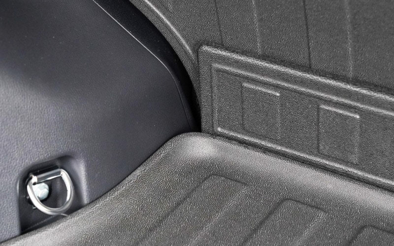 RAV4 60系 ハイブリッド車専用 ラゲッジマット カーゴトレイマット 5P ラバータイプ ブラック セカンドシート背面｜トヨタ TOYOTA ラブフォー AXAN64 専用 カーゴトレイマット 保護 パーツ 防水 セット アクセサリー 内装 傷防止 社外 立体 3Dマット フロアマット ラゲージマット レジャー 水洗い【予約販売/9月20日頃入荷予定】