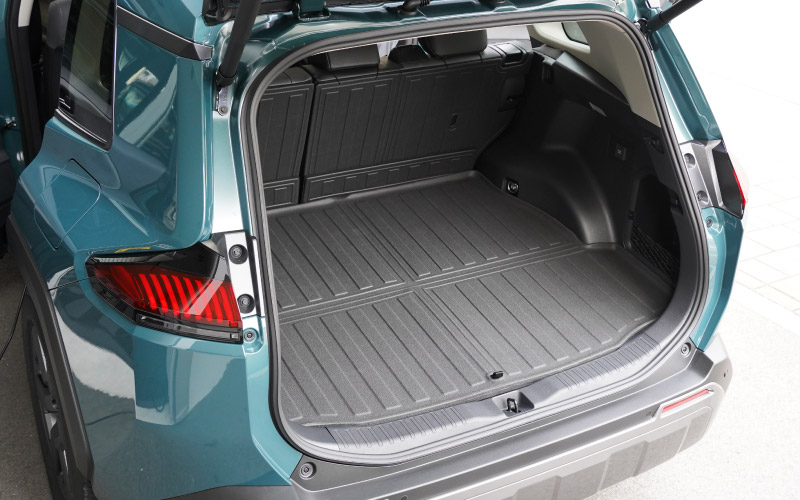 新型RAV4 60系 ラゲッジマット カーゴトレイマット 5P ラバータイプ ブラック セカンドシート背面｜トヨタ TOYOTA ラブフォー AXAN64 専用 カーゴトレイマット 保護 パーツ 防水 セット アクセサリー 内装 傷防止 社外 立体 3Dマット フロアマット ラゲージマット レジャー 水洗い【予約販売/5月30日頃入荷予定】