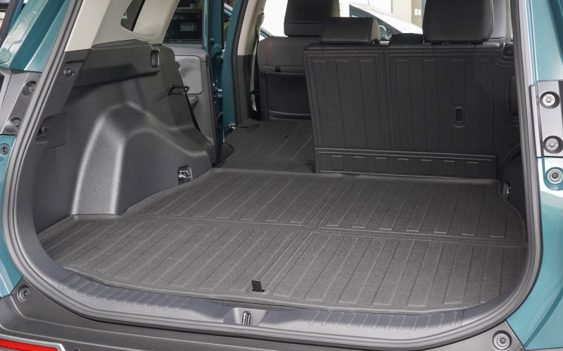 新型RAV4 60系 ラゲッジマット カーゴトレイマット 5P ラバータイプ ブラック セカンドシート背面｜トヨタ TOYOTA ラブフォー AXAN64 専用 カーゴトレイマット 保護 パーツ 防水 セット アクセサリー 内装 傷防止 社外 立体 3Dマット フロアマット ラゲージマット レジャー 水洗い【予約販売/5月30日頃入荷予定】