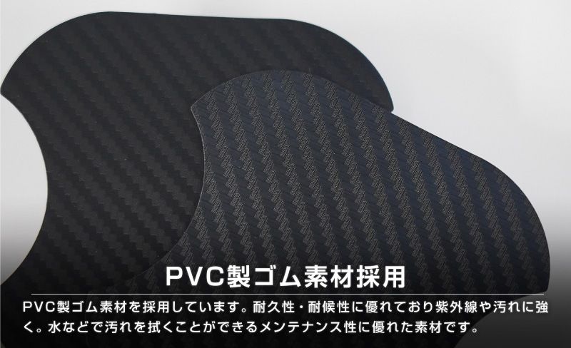 新型ランドクルーザー ランクル250  FJ 共通 マグネット装着タイプ ドアハンドルプロテクター フロント・リアセット 4P カーボン柄 ブラック/ホワイト｜トヨタ ランクル TOYOTA LANDCRUISER 250系 FJ 専用 引っかき傷防止 傷隠し 保護 ドレスアップ アクセサリー 社外品 【メール便対象/代引き・配達日時指定不可】