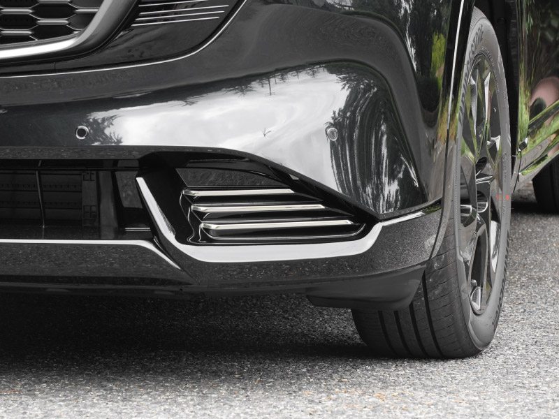 新型CX-5 KM系 フロントロアモールガーニッシュ 6P 鏡面仕上げ 2026年 フルモデルチェンジ専用 ｜MAZDA CX5 2026FMC KMYSDP 専用 カスタム パーツ フロントバンパーサイドダクト フロントリップ フロントバンパー ロアグリル ドレスアップ アクセサリー エアロ 外装 社外【予約販売/10月30日頃入荷予定】