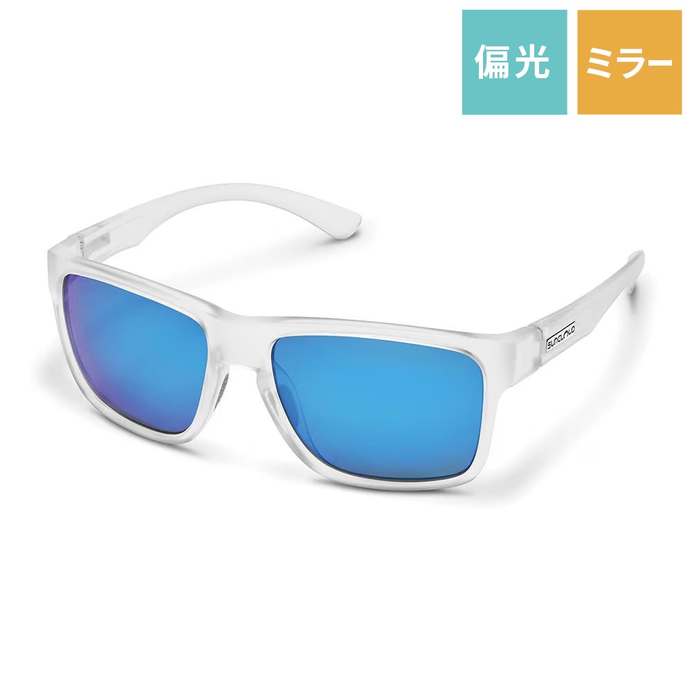 SUNCLOUD|サンクラウド　RAMBLER　マットクリスタルｘブルーミラー
