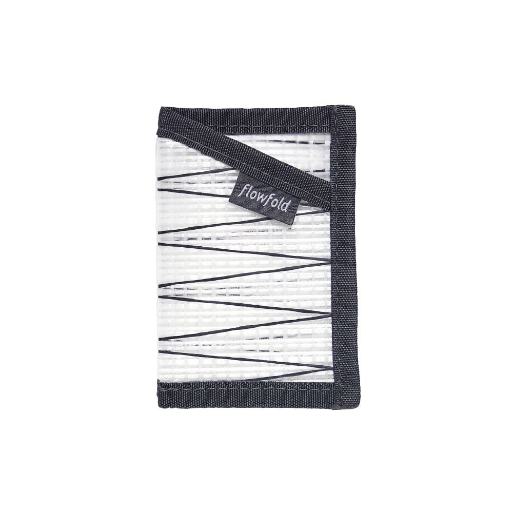 Flowfold|フローフォールド　Recycled Sailcloth Minimalist  Card Holder Wallet （White Sailcloth）