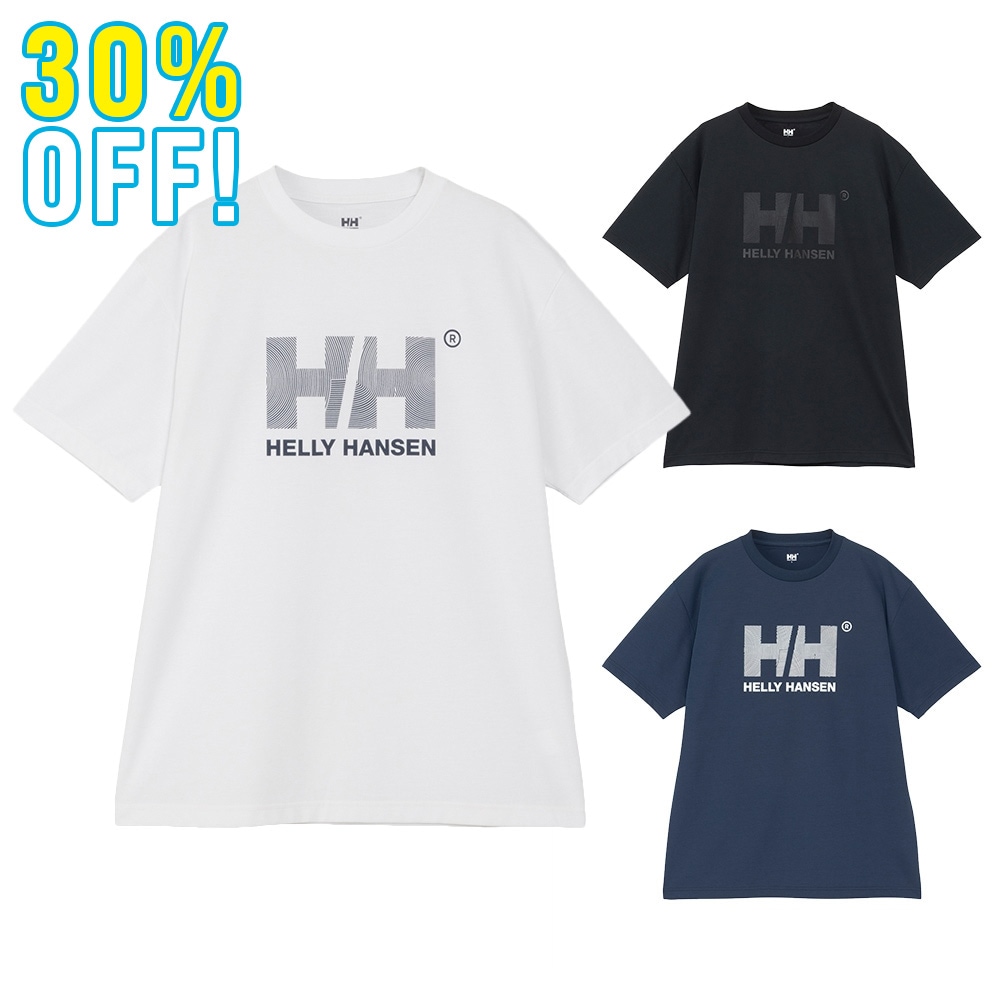 HELLY HANSEN|ヘリーハンセン　HHウェーブロゴティー（ユニセックス）