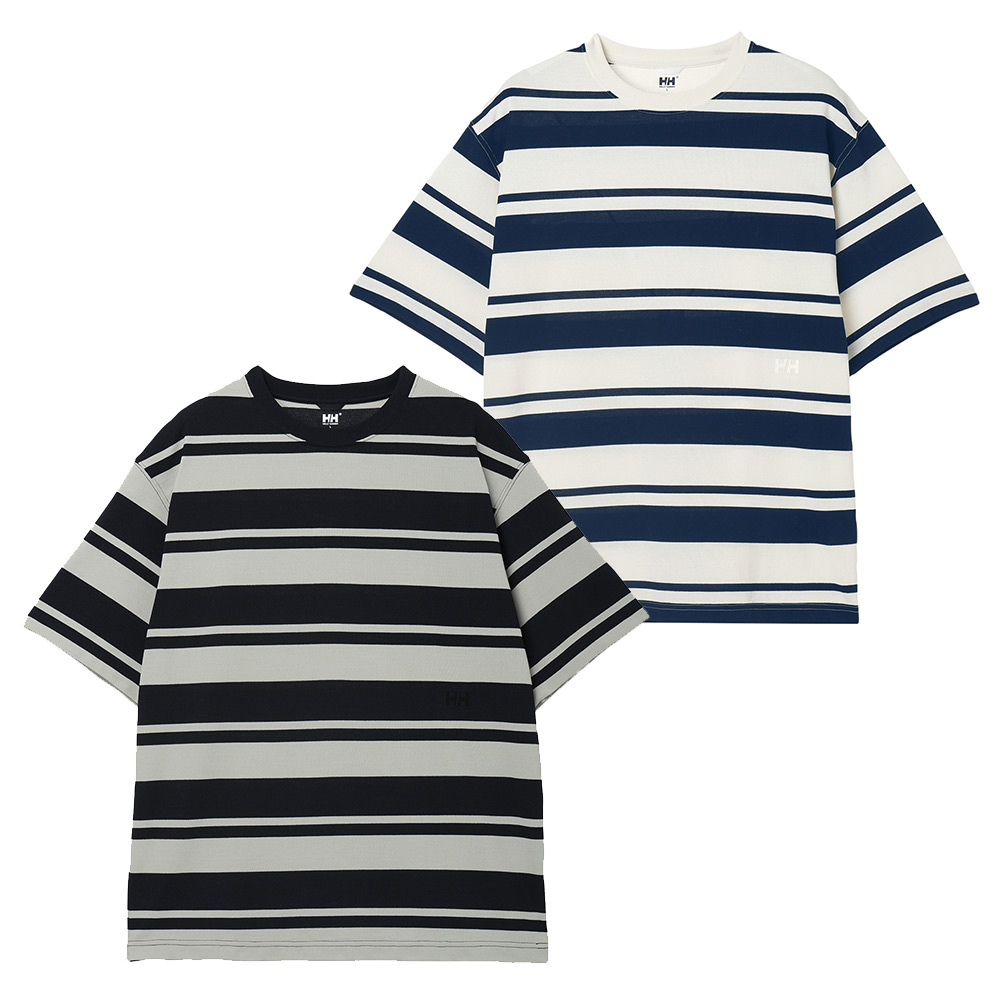 ★HELLY HANSEN|ヘリーハンセン　ショートスリーブドライ鹿の子ボーダーティー