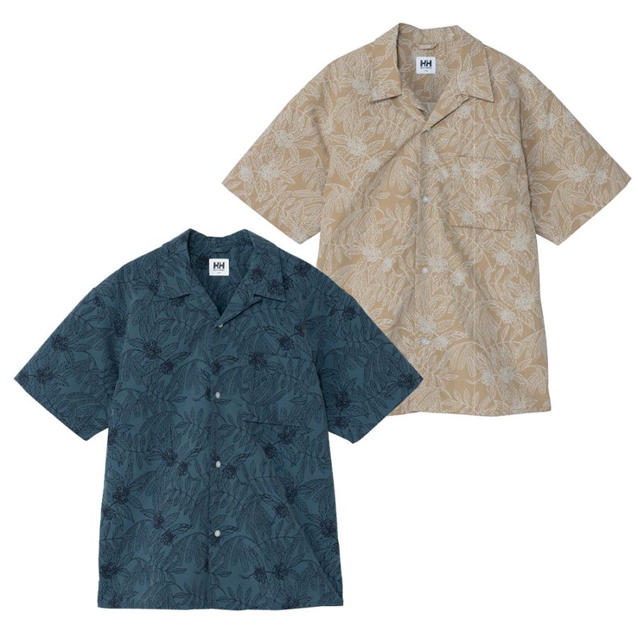 HELLY HANSEN|ヘリーハンセン　ショートスリーブプリントバスクシャツ