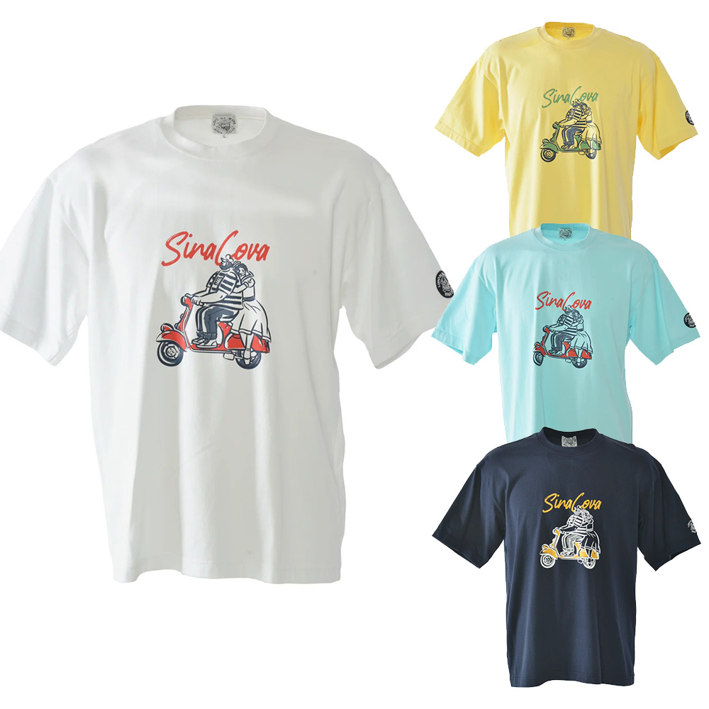★SINA COVA|シナコバ　半袖Tシャツ ユニセックス(男女兼用)