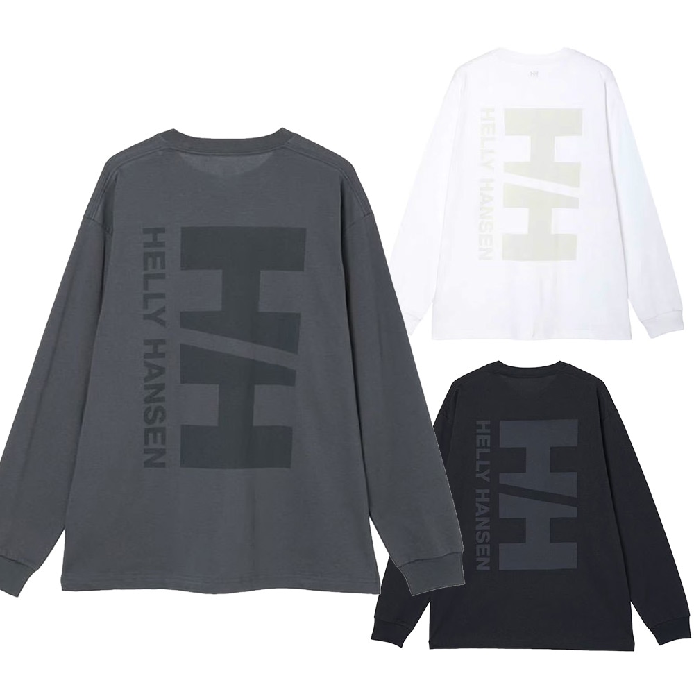 ★HELLY HANSEN|ヘリーハンセン　ロングスリーブバーチカルビッグロゴティー