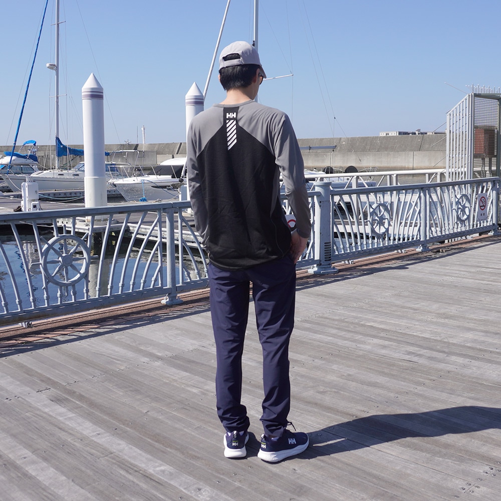 ★HELLY HANSEN|ヘリーハンセン　ロングスリーブ LIFA ハイブリッド グリッド ティー