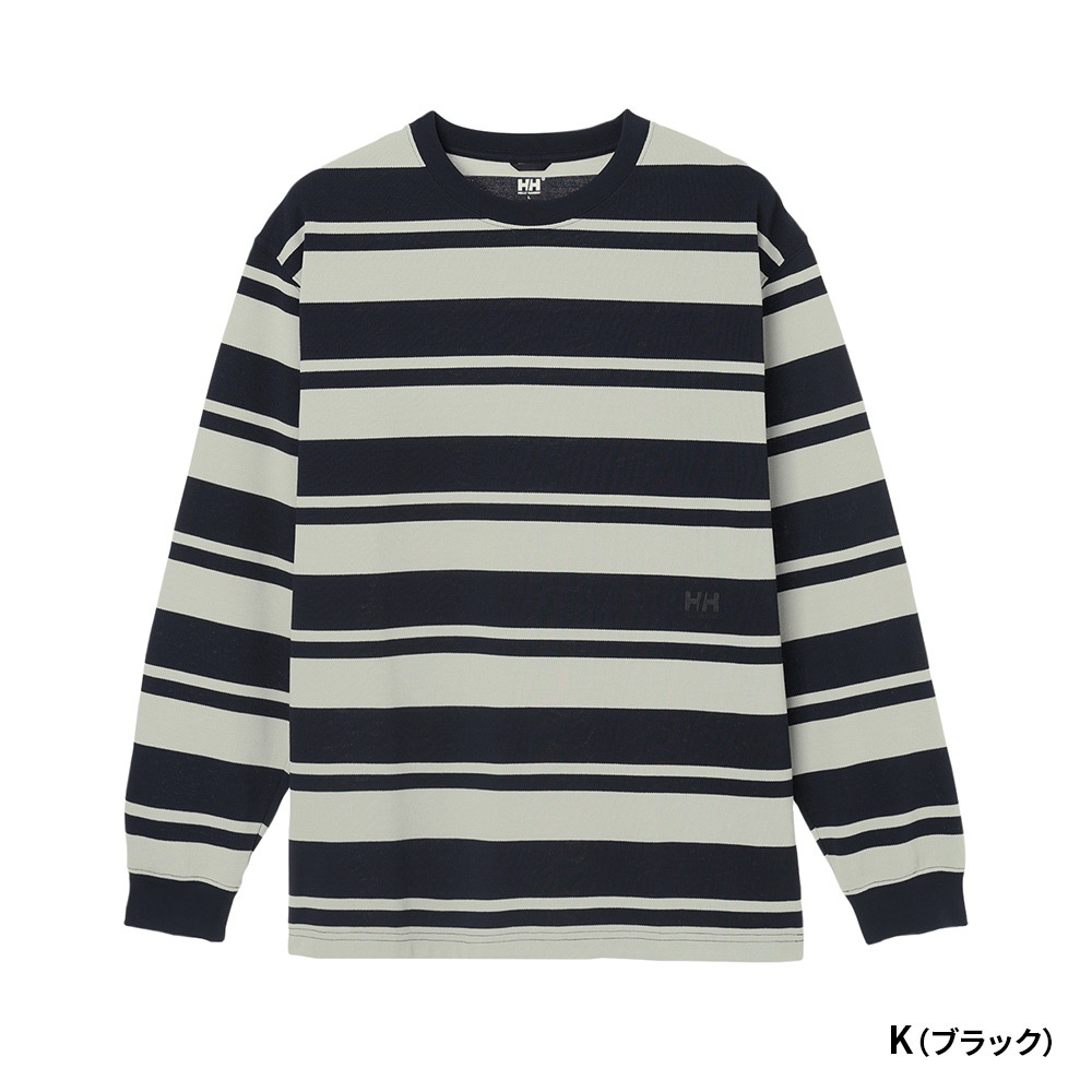★HELLY HANSEN|ヘリーハンセン ロングスリーブドライ鹿の子ボーダーティー