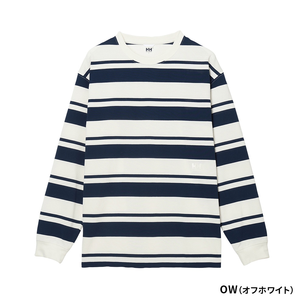 ★HELLY HANSEN|ヘリーハンセン ロングスリーブドライ鹿の子ボーダーティー