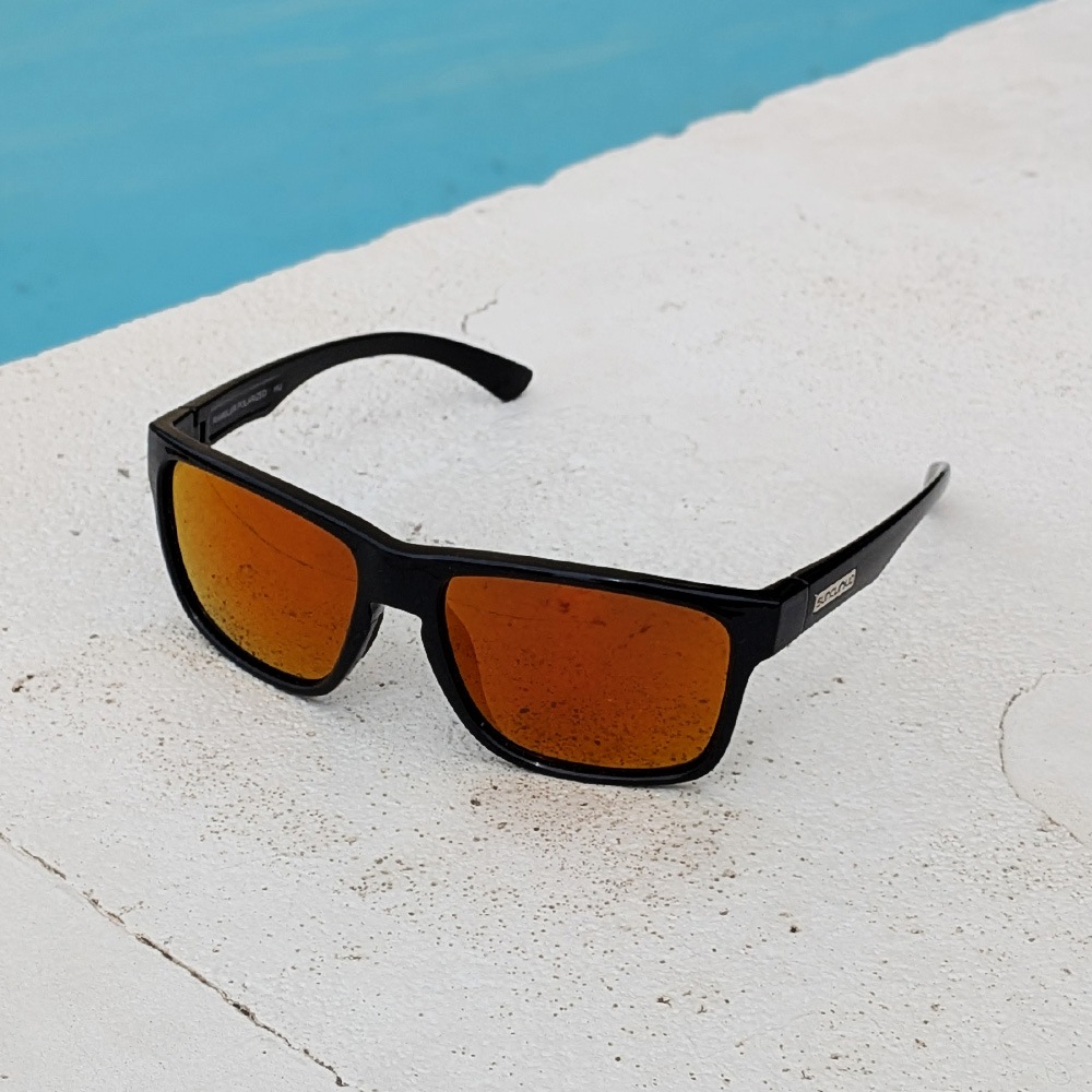 SUNCLOUD|サンクラウド RAMBLER ブラックxレッドミラー