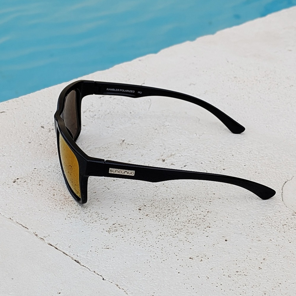 SUNCLOUD|サンクラウド RAMBLER ブラックxレッドミラー