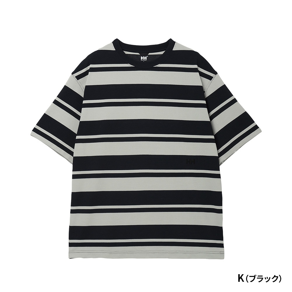 ★HELLY HANSEN|ヘリーハンセン　ショートスリーブドライ鹿の子ボーダーティー