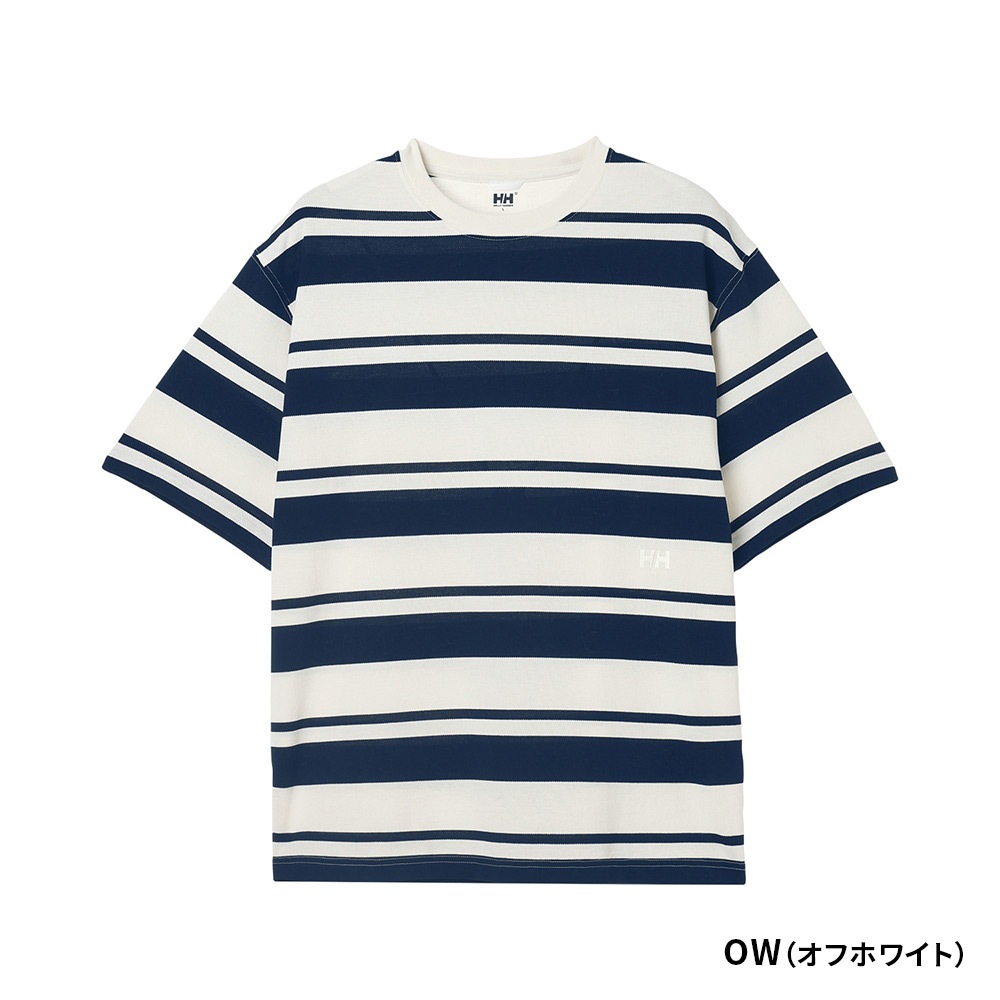 ★HELLY HANSEN|ヘリーハンセン　ショートスリーブドライ鹿の子ボーダーティー