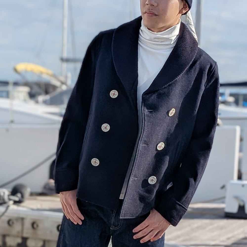 ★SHIPS BELL|シップスベル  ショールカラーPコート